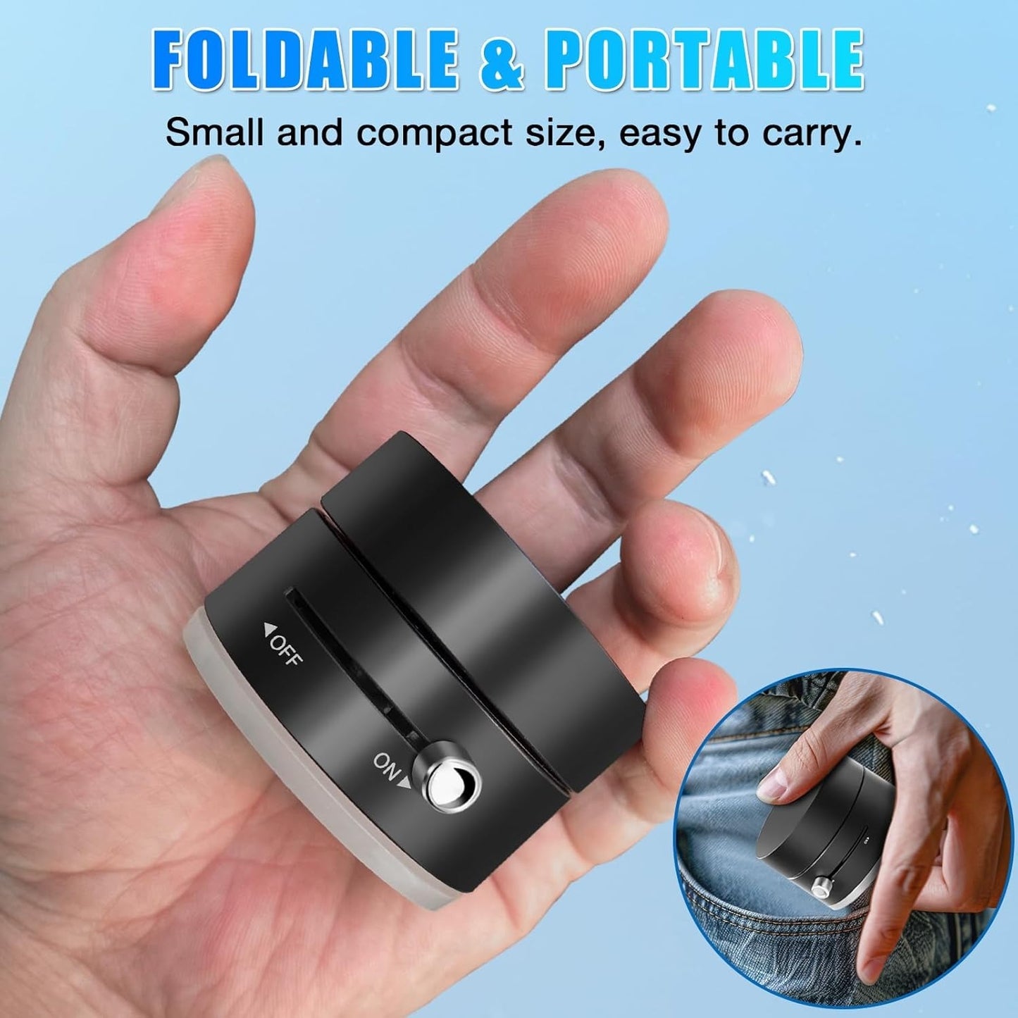 Magnetic Suction Cup Folding Phone Stand