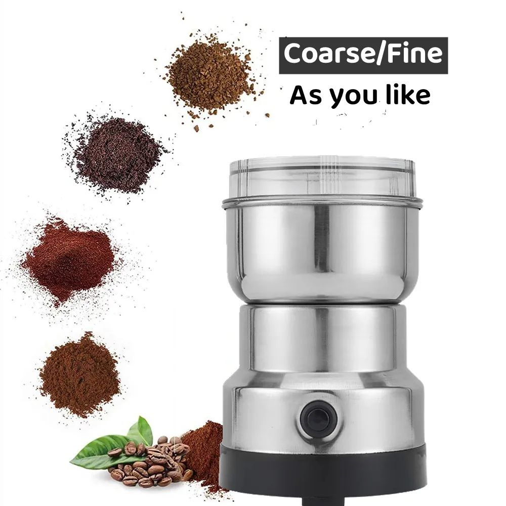 Multifunctional Electric Spice &amp; Coffee Grinder – 300W Stainless Steel