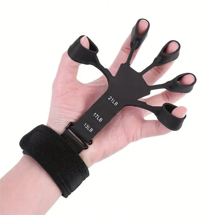 Finger Grip Strengthener for Hand Therapy, Finger Rehabilitation & Flexion Exercise Trainer