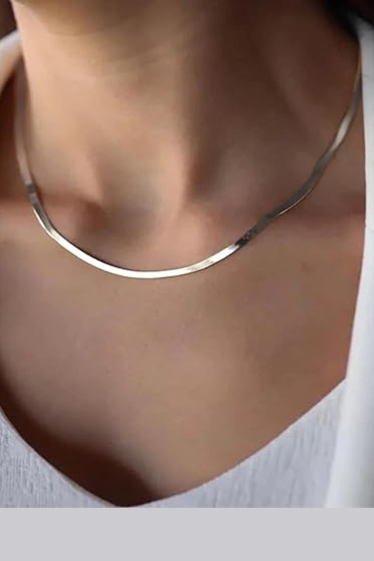 Elegant Silver Office Wear Chain for Women – Minimalist Everyday Necklace